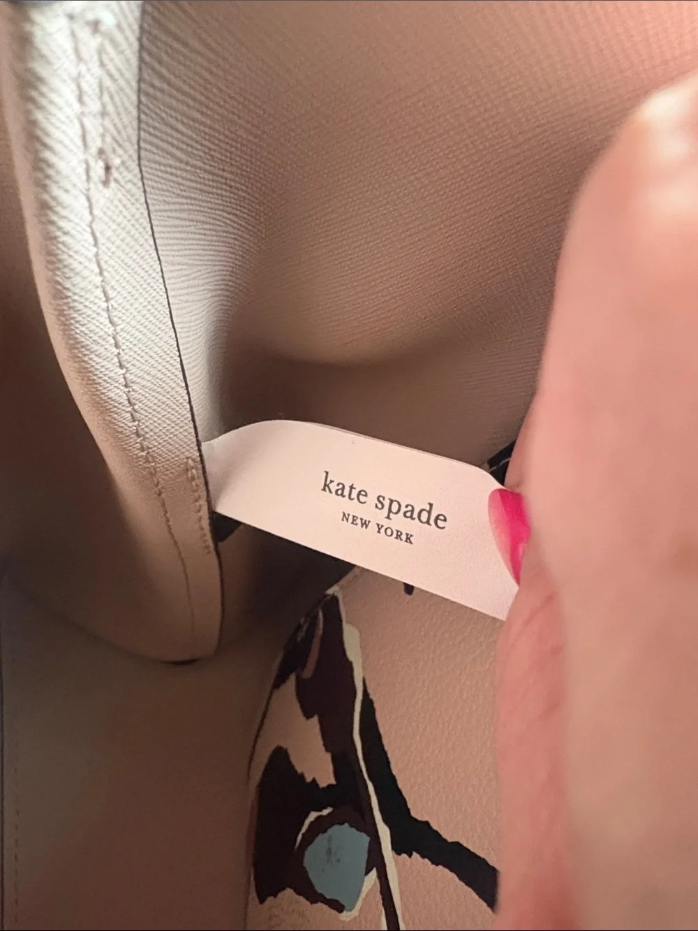 kate spade pink floral tote with matching floral wallet